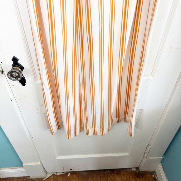 Anthropologie MAEVE Sunshine Wide Leg Satin Striped Pants Yellow White NEW 8 NWT - Picture 15 of 16